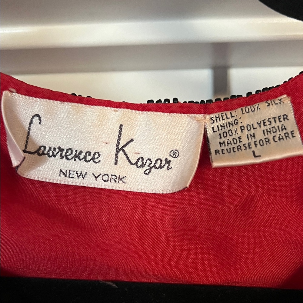 Vintage Laurence Kazar Beaded Jacket Embellished, Cropped Evening 80s/90s Glam - Picture 2 of 5